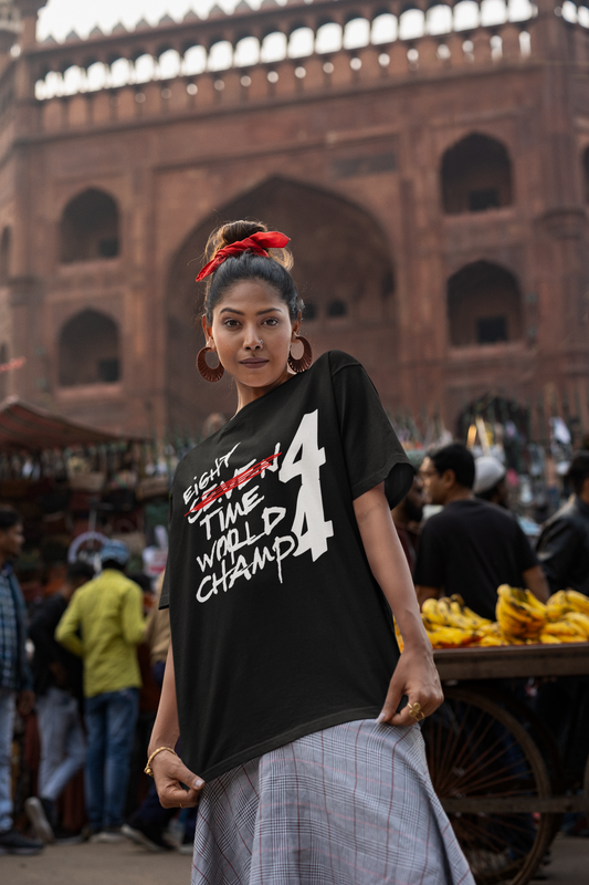 Eight time champ - Oversized Tee