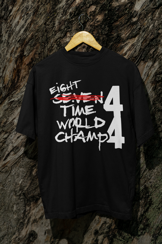 Eight time champ - Oversized Tee
