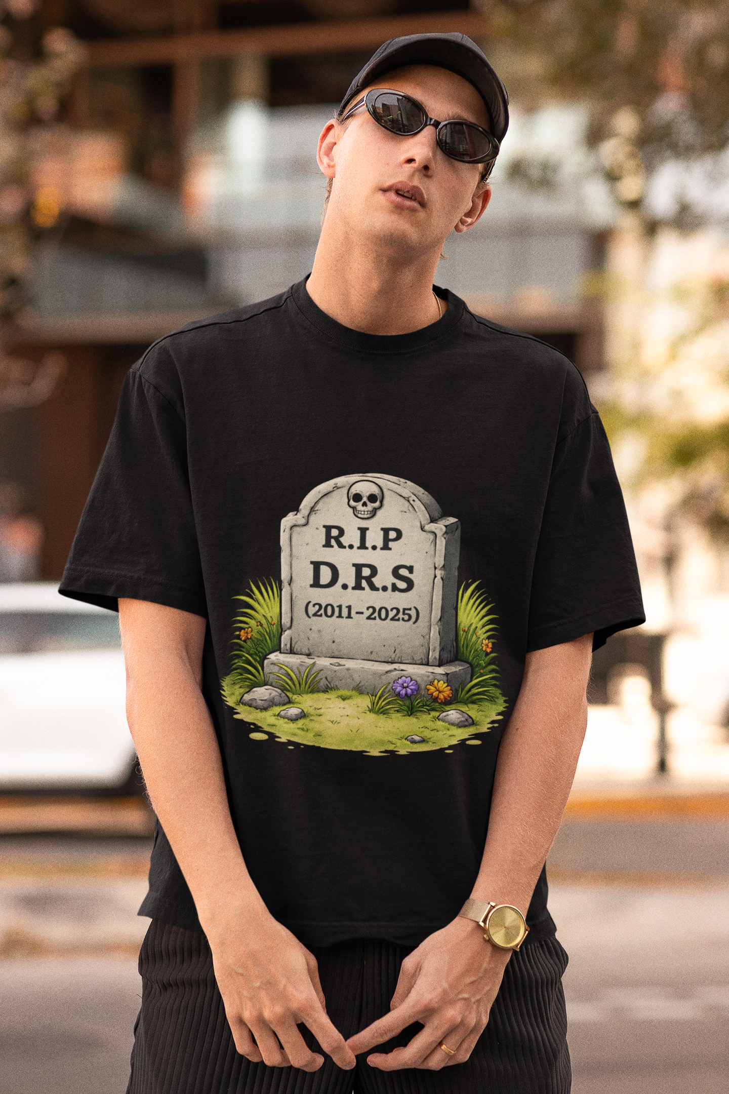 R.I.P D.R.S - Oversized T-Shirt